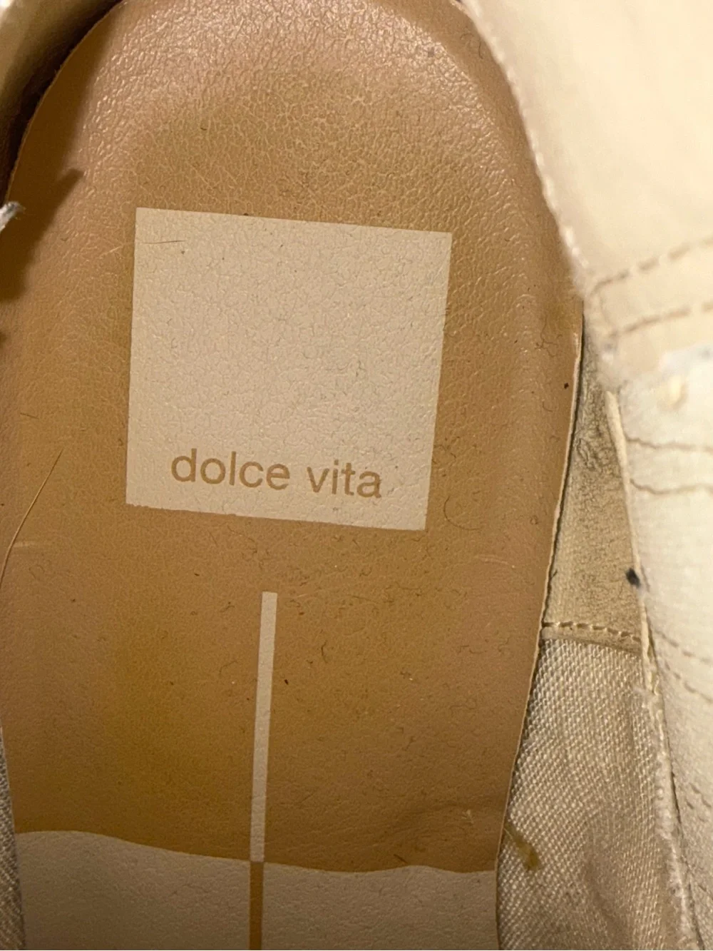 Dolce Vita Cream-White Chunky Chelsea Booties with Lug Sole - Picture 3 of 4